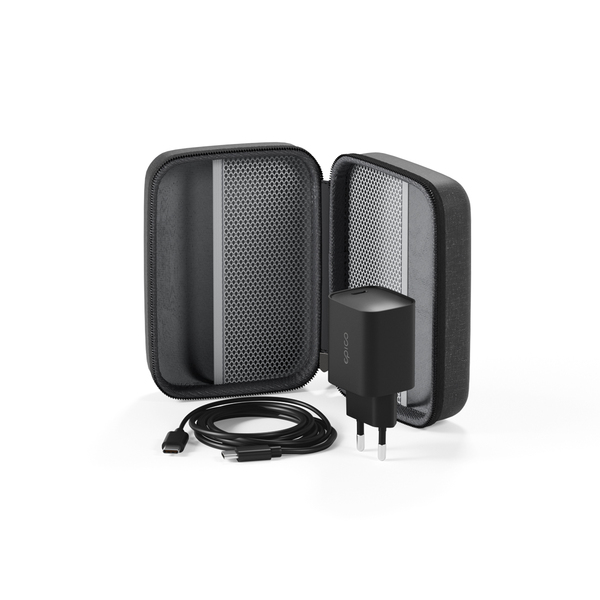 Epico UltraBase Qi2 25W 3in1 Fold Metal Mag+ Wireless Charging Stand EF60 | Space Grey | Protective  &amp;  Travel Pouch Included