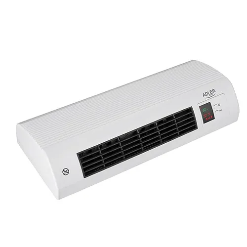 Adler AD 7714 V&auml;ggmonterad keramisk luftrid&aring;v&auml;rmare 2000 W Vit