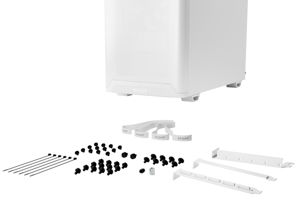 be quiet! Pure Base 501 Airflow - midi chassi, fönster, vit