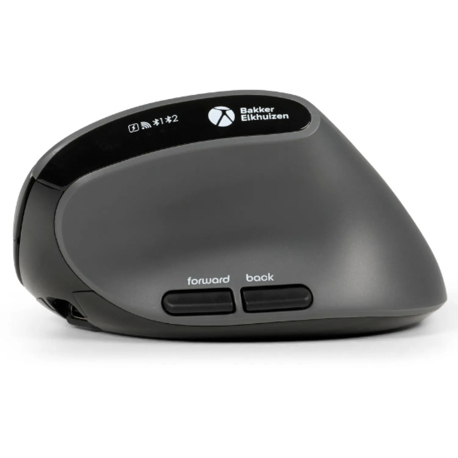 BakkerElkhuizen MidWay 3-Mode Vertical Right tr&aring;dl&ouml;s ergonomisk mus