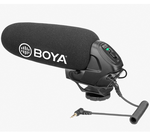 BOYA BY-BM3030, Condenser Shotgun Microphone, Black