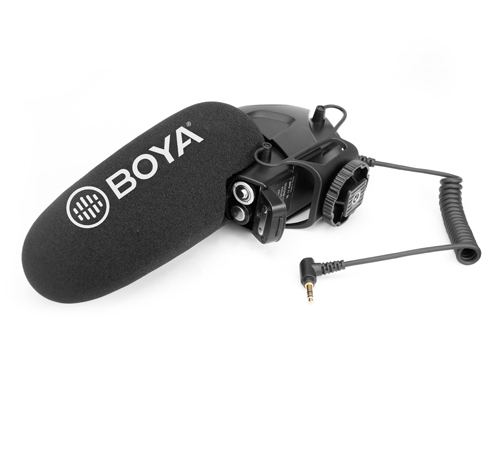 BOYA BY-BM3030, Condenser Shotgun Microphone, Black