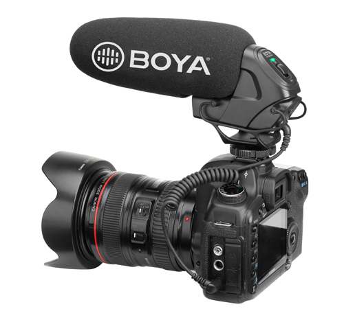BOYA BY-BM3030, Condenser Shotgun Microphone, Black