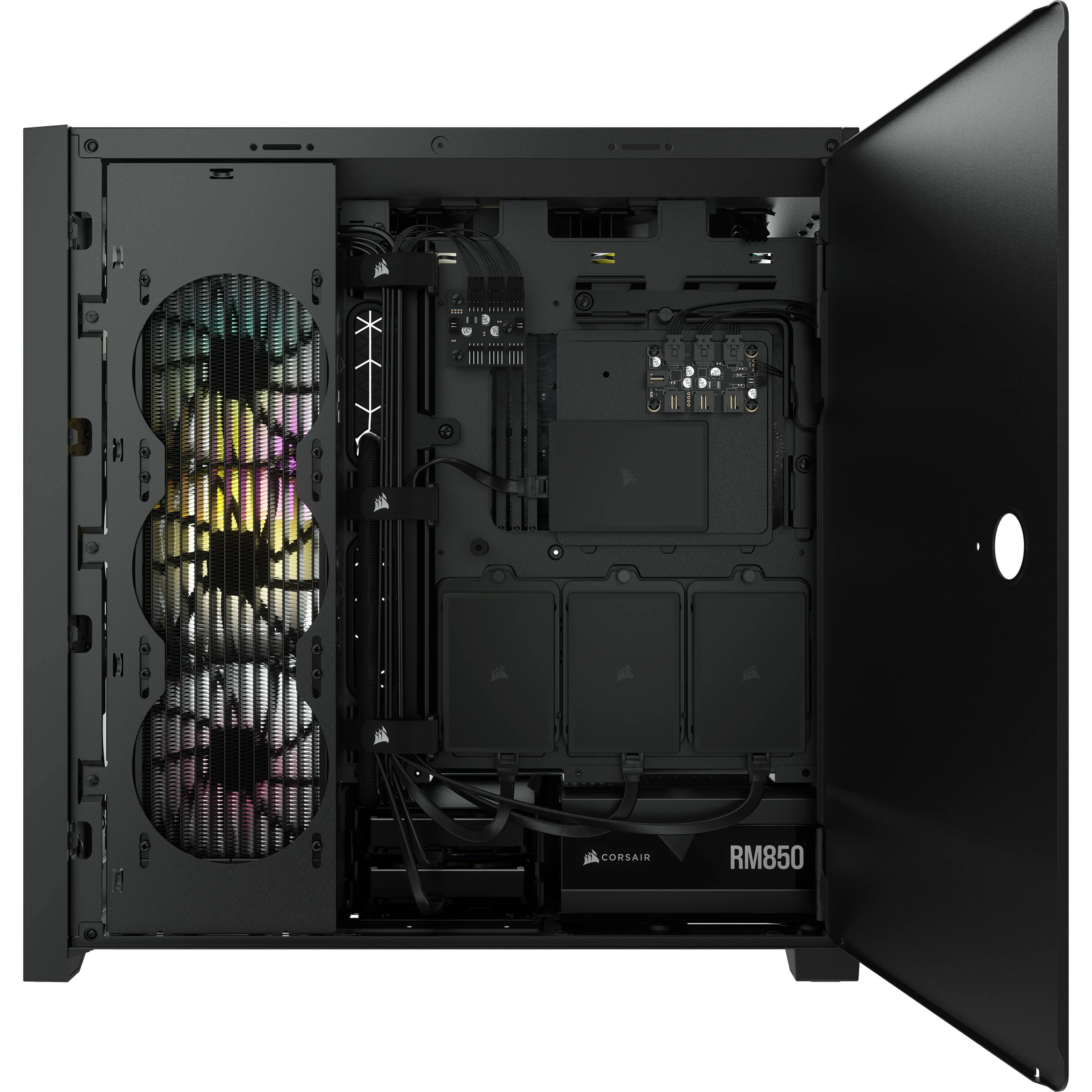 Corsair iCUE 5000X RGB - Mid Tower case, Black