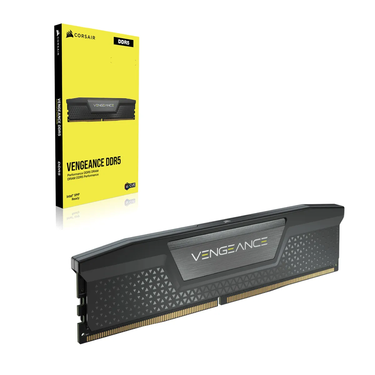 Corsair Vengeance 64 GB (2 x 32 GB) DDR5 6400 MHz, CL32 - minne, Svart