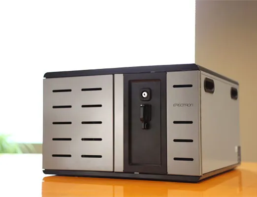 ERGOTRON Zip12 Charging Desktop Cabinet Chromebook Tablet Ultrabook MacBook and laptop devices with up to a 14.0 inch screen