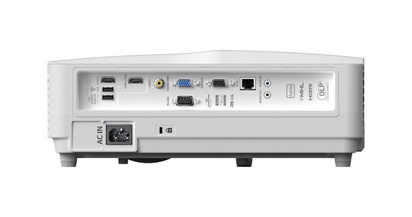 Optoma W340UST - DLP-projektori - 3D - 4000 lumenia - WXGA (1280 x 800) - 16:10 - 720p - eritt&auml;in lyhytheittoinen kiinte&auml; objektiivi - LAN