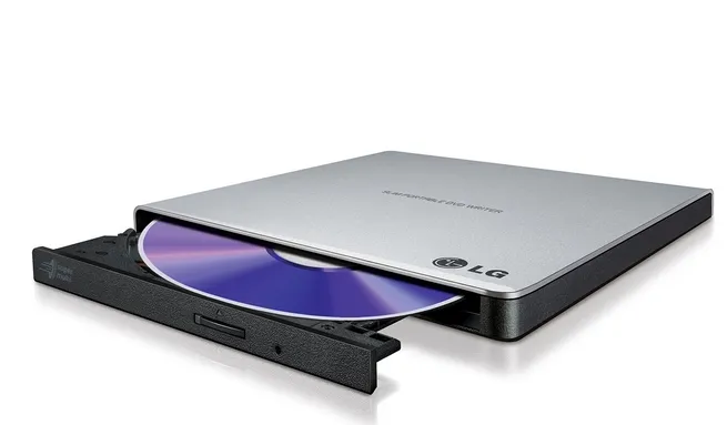 LG Slim External Base DVD-W 9,5mm Retail Silver