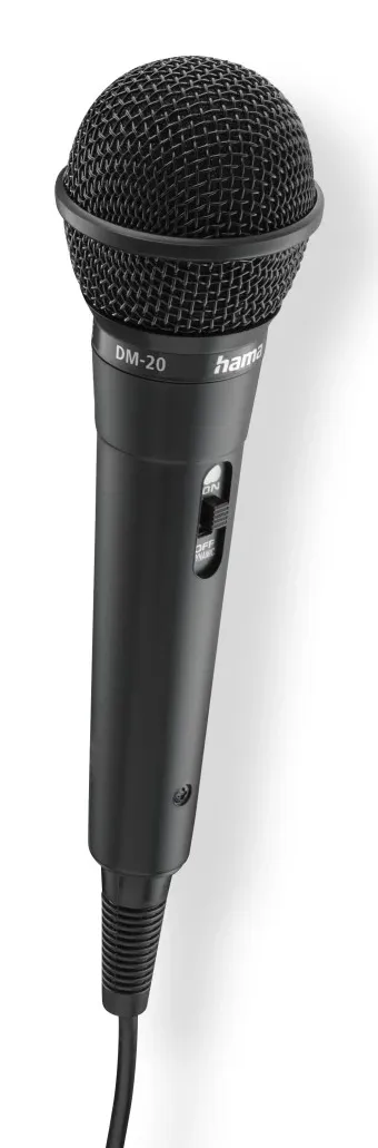 HAMA HA-00046000, 3.5 mm, Dynamic Microphone, Black