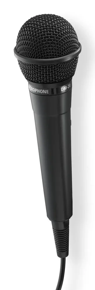 HAMA HA-00046000, 3.5 mm, Dynamic Microphone, Black