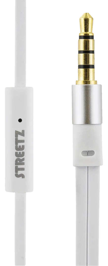 Streetz Stay-in-Ear Stereo - earbuds, White