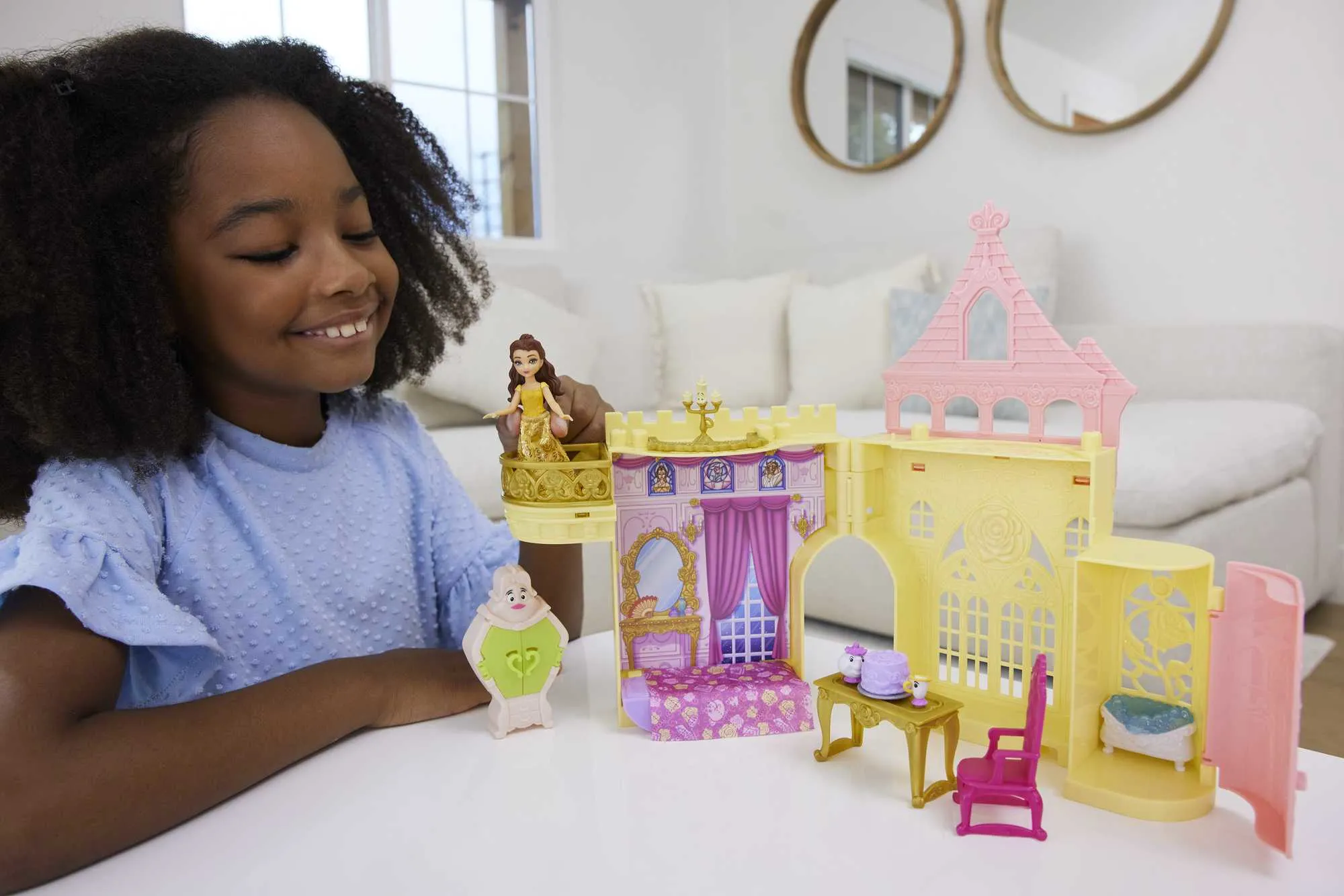 Mattel Disney Princess Belles Magical Surprise Castle Playset Play Building