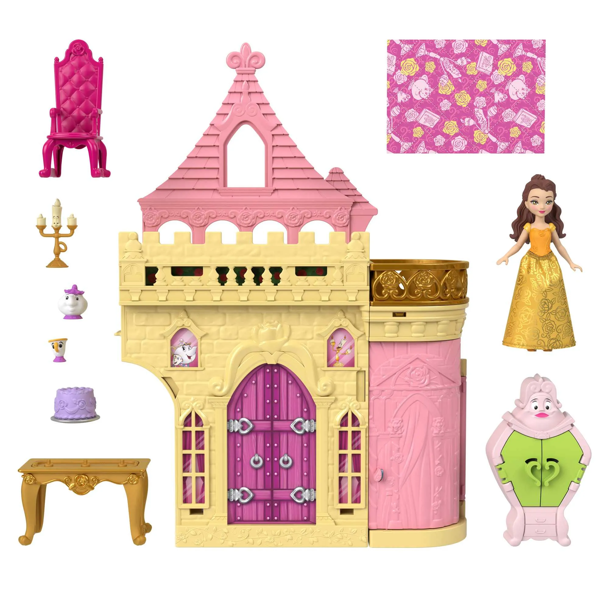 Mattel Disney Princess Belles Magical Surprise Castle Playset Play Building