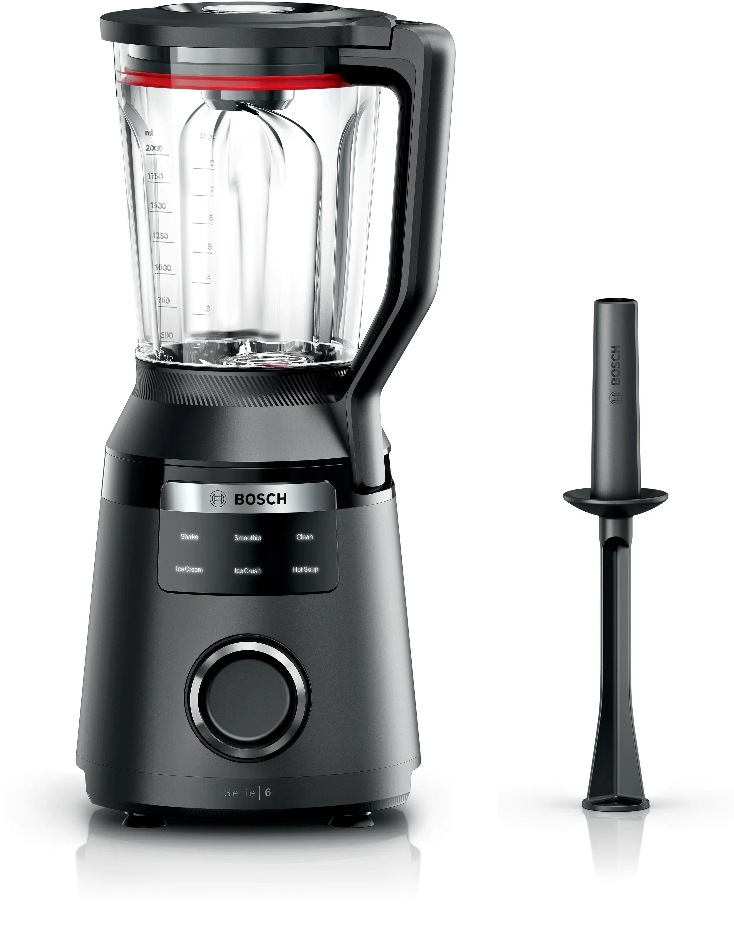 Bosch Serie 6 VitaPower MMB6652B 1800 W 2 l blender, svart