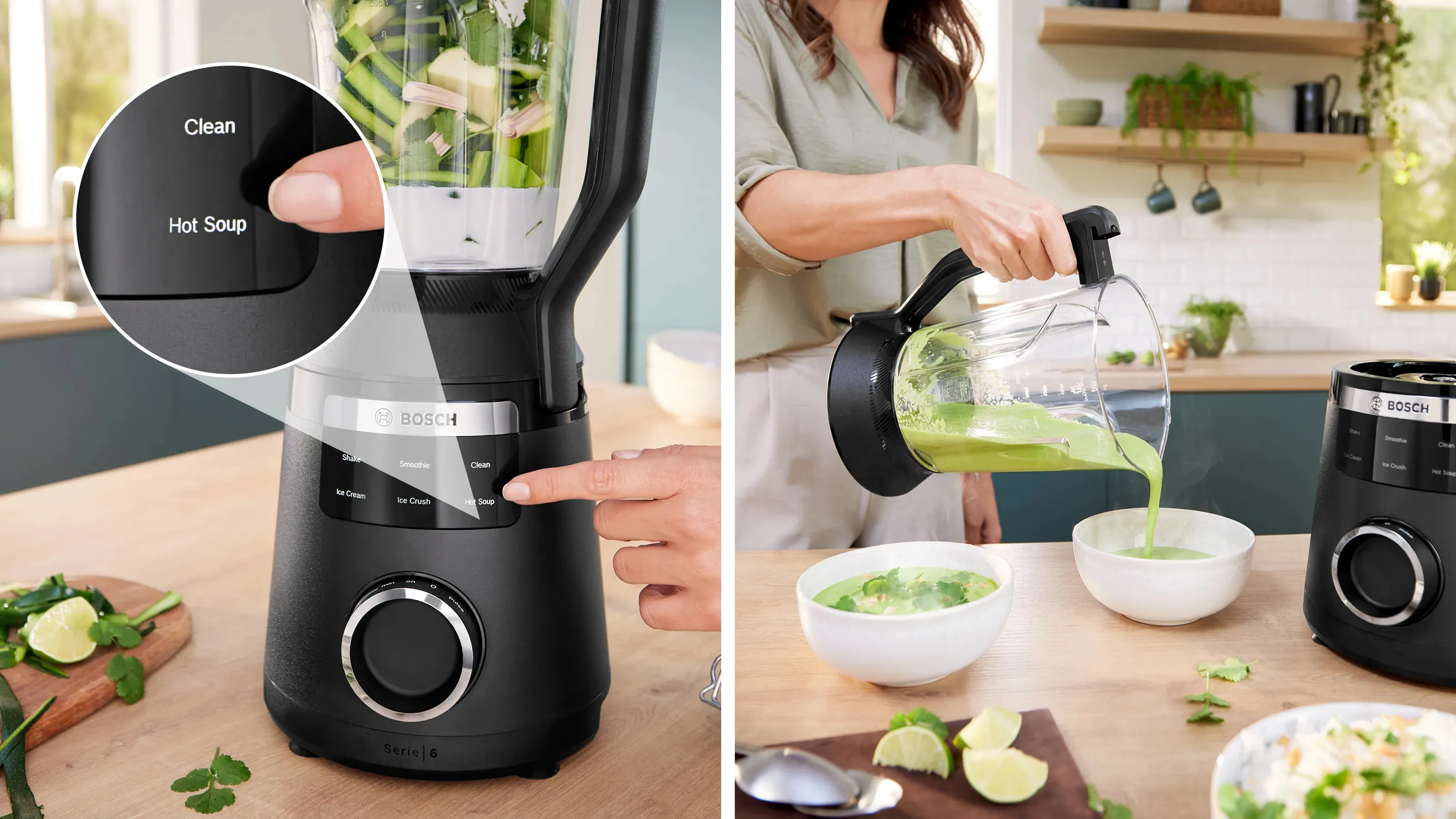 Bosch Serie 6 VitaPower MMB6652B 1800 W 2 l blender, svart