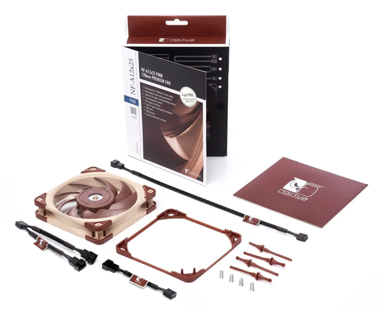 Noctua NF-A12x25 PWM Premium, 120mm - chassi fläkt