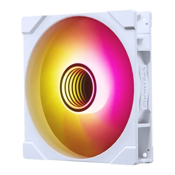 Phanteks M25 Gen2 140mm PWM Fan, Reversed Airflow, DRGB, White