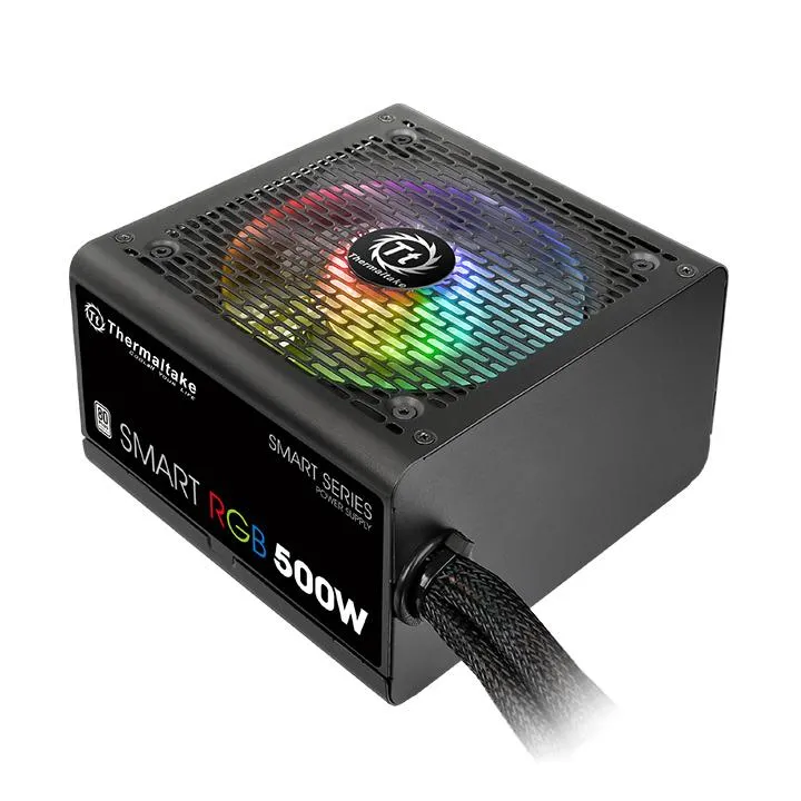 Thermaltake Smart RGB 500W - Power supply, 80 Plus White