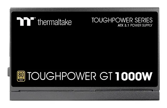 Thermaltake ToughPower GT ATX3.1/GEN5 1000W - nätaggregat, 80 Plus Gold Thermaltake ToughPower GT ATX3.1/GEN5 1000W - nätaggregat, 80 Plus Gold