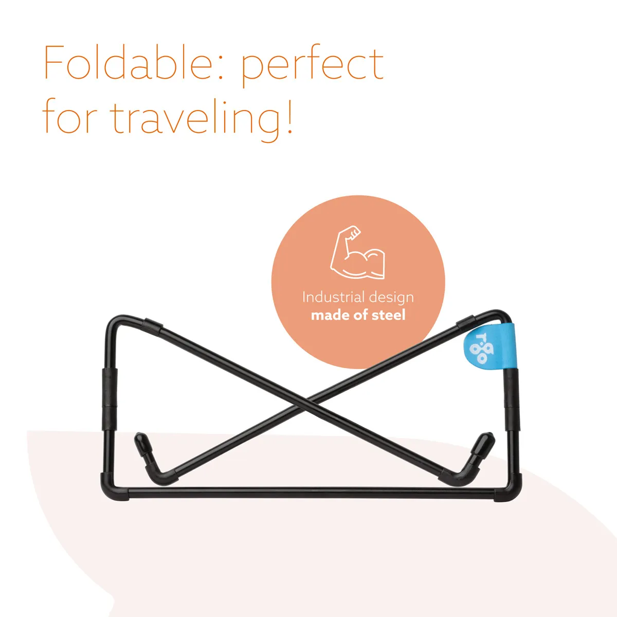 R-Go Steel Travel Laptop Stand Black