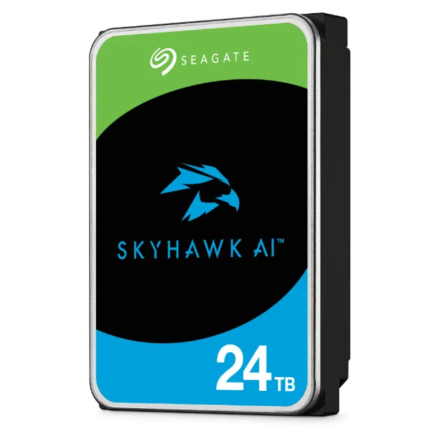 SEAGATE Surveillance Video Optimized AI Skyhawk 24TB HDD SATA 6Gb/s 512MB cache 3.5inch CMR Helium