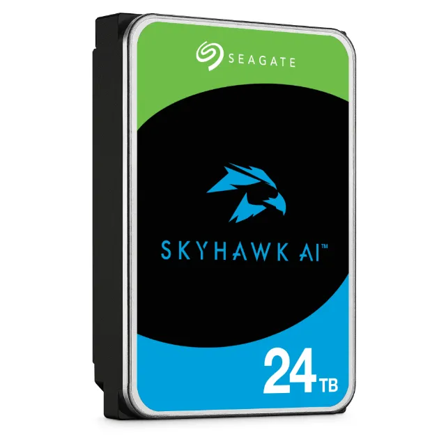SEAGATE Surveillance Video Optimized AI Skyhawk 24TB HDD SATA 6Gb/s 512MB cache 3.5inch CMR Helium