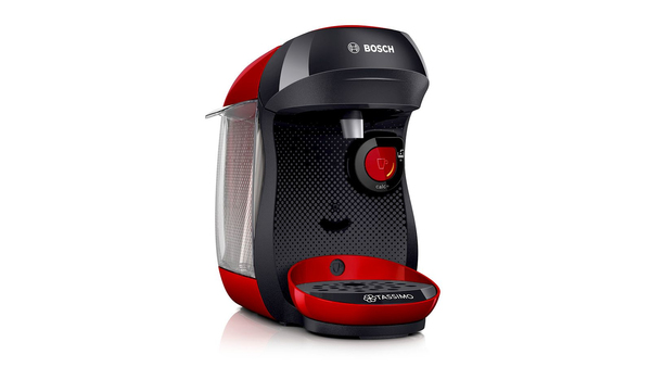 Bosch Tassimo Happy - capsule coffee maker, black/red