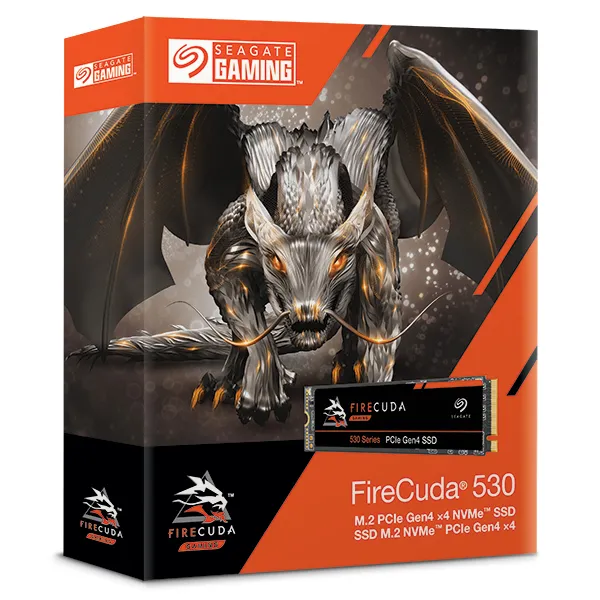 Seagate FireCuda 530 500GB, NVMe PCIe 4.0 M.2 - SSD Seagate FireCuda 530 500GB, NVMe PCIe 4.0 M.2 - SSD