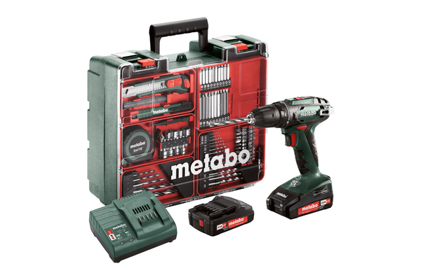 Metabo BS 18 LT SET - cordless drill set