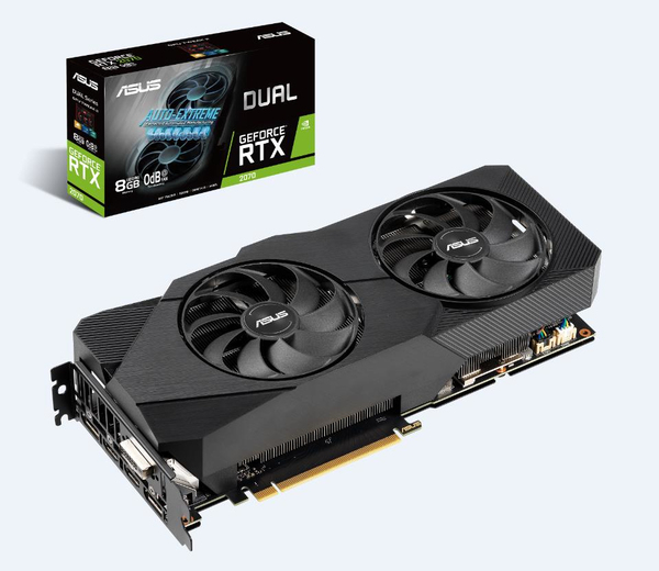 Asus GeForce RTX 2070 Dual EVO 8 GB - Grafikkort