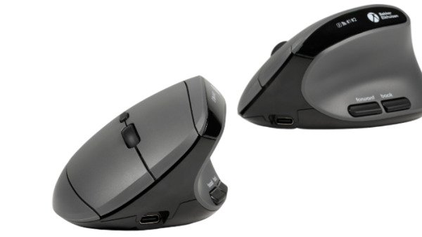 BakkerElkhuizen MidWay 3-Mode Vertical Right Wireless Ergonomic Mouse