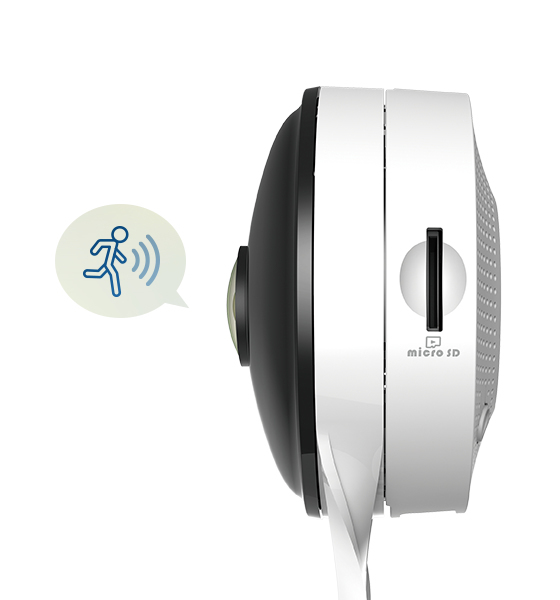 D-Link Full HD &Ouml;vervakningskamera, WiFi, Tv&aring;v&auml;gsljud, Alexa st&ouml;d, vit