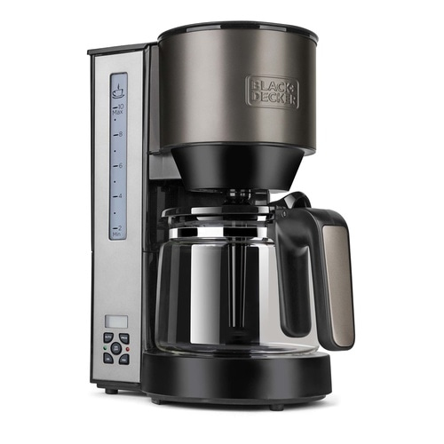 Black+Decker 1000W - coffee maker, black/silver