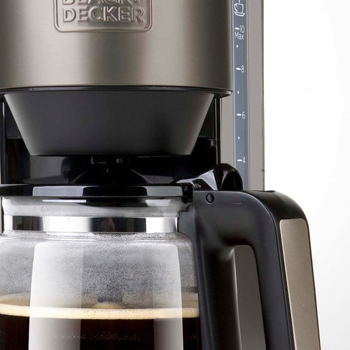 Black+Decker 1000W - coffee maker, black/silver