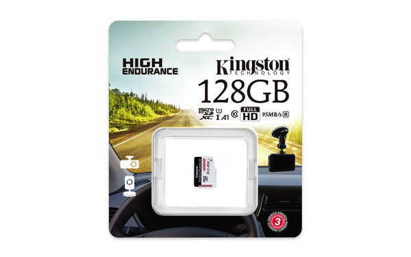 Kingston High-Endurance 128 GB MicroSDXC - minneskort