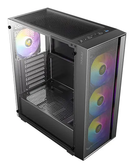 Antec AX65 ARGB -miditornikotelo ikkunalla, musta