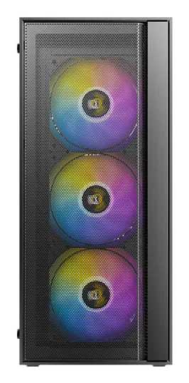 Antec AX65 ARGB Midi-Tower Case with window, Black