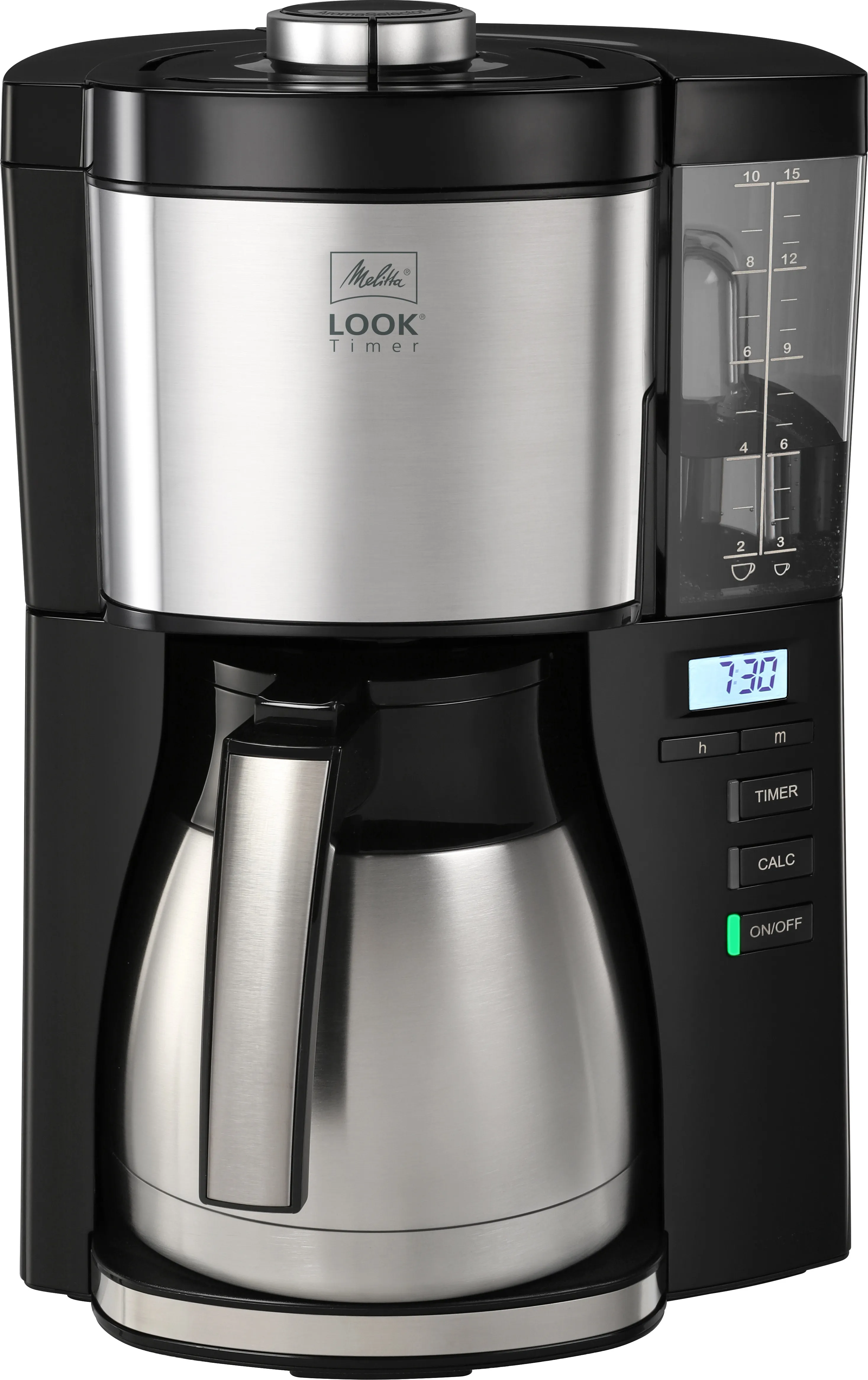Melitta Look 5.0 Therm Timer - coffee maker, black