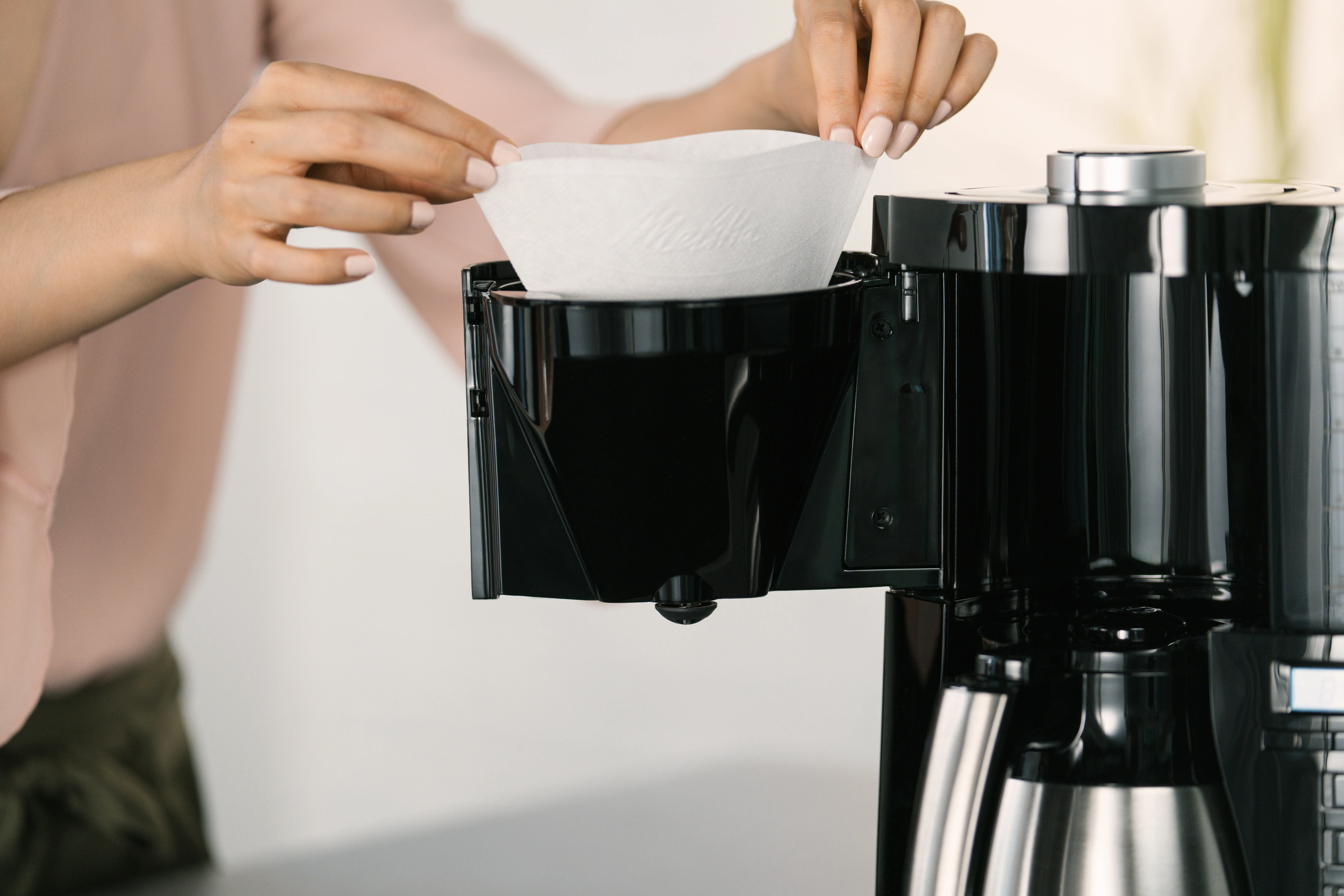 Melitta Look 5.0 Therm Timer - termosbryggare, svart