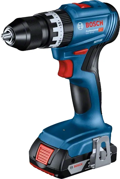 Bosch Cordless Impact Drill GSB 18V-45 Professional, 18V (blue/black, 2x Li-Ion battery 2.0Ah, in L-BOXX)