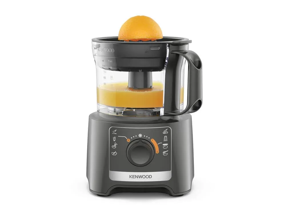 Kenwood MultiPro Compact FDP31.360GY -monitoimikone ja tehosekoitin, 800 W, 2,1 L / 1,2 L, harmaa