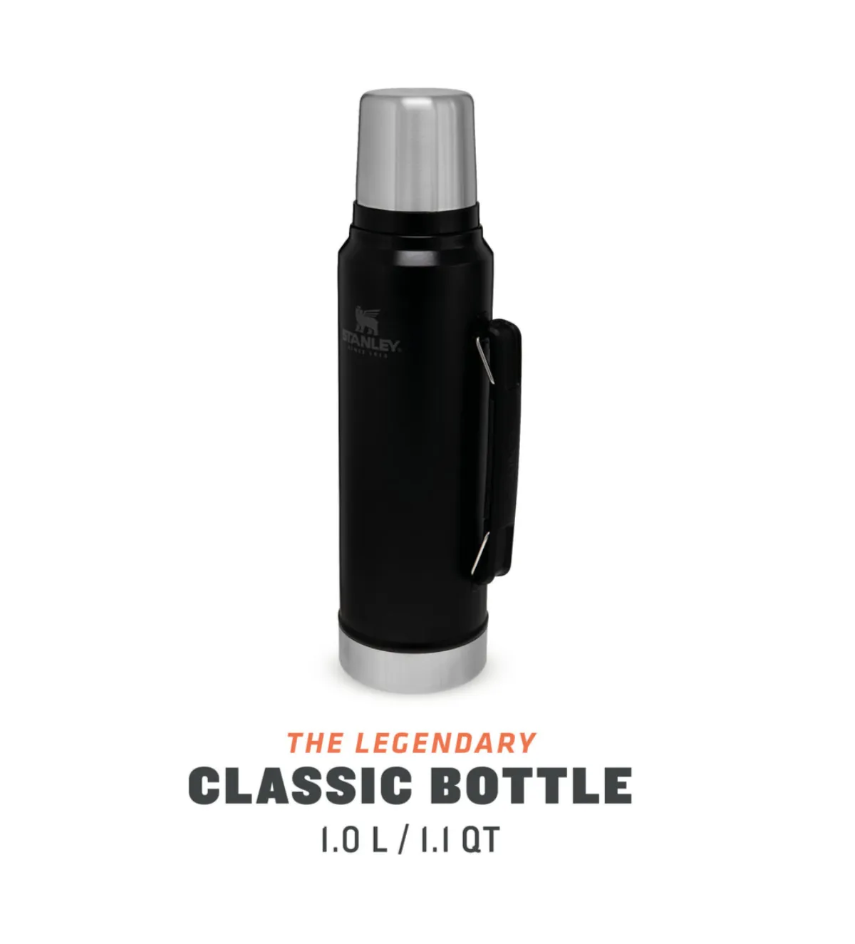 Stanley Classic Bottle 1,0 L Matte Black Pebble