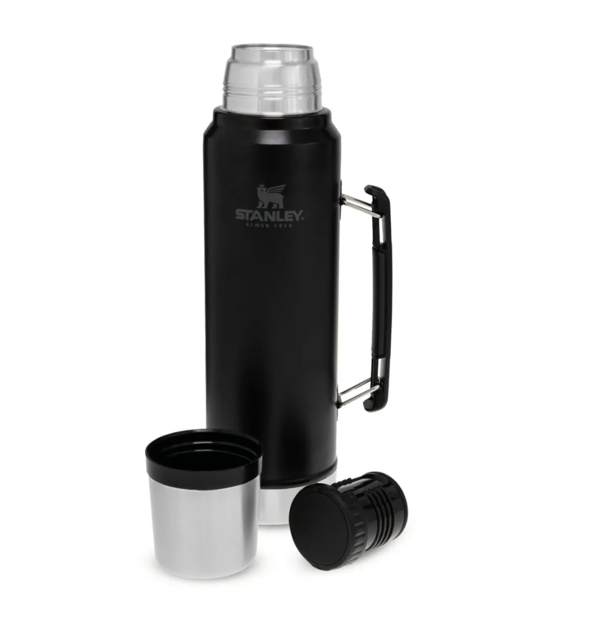 Stanley Classic Bottle 1,0 L Matte Black Pebble