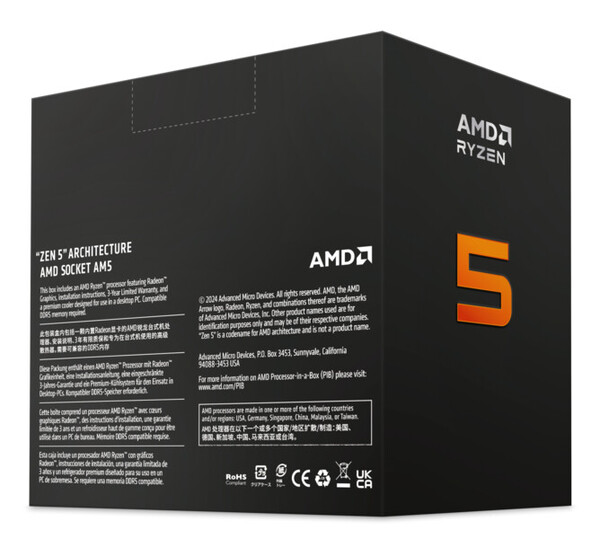 AMD Ryzen 5 9600 3.8 GHz 32 MB, AM5 - processor, boxed