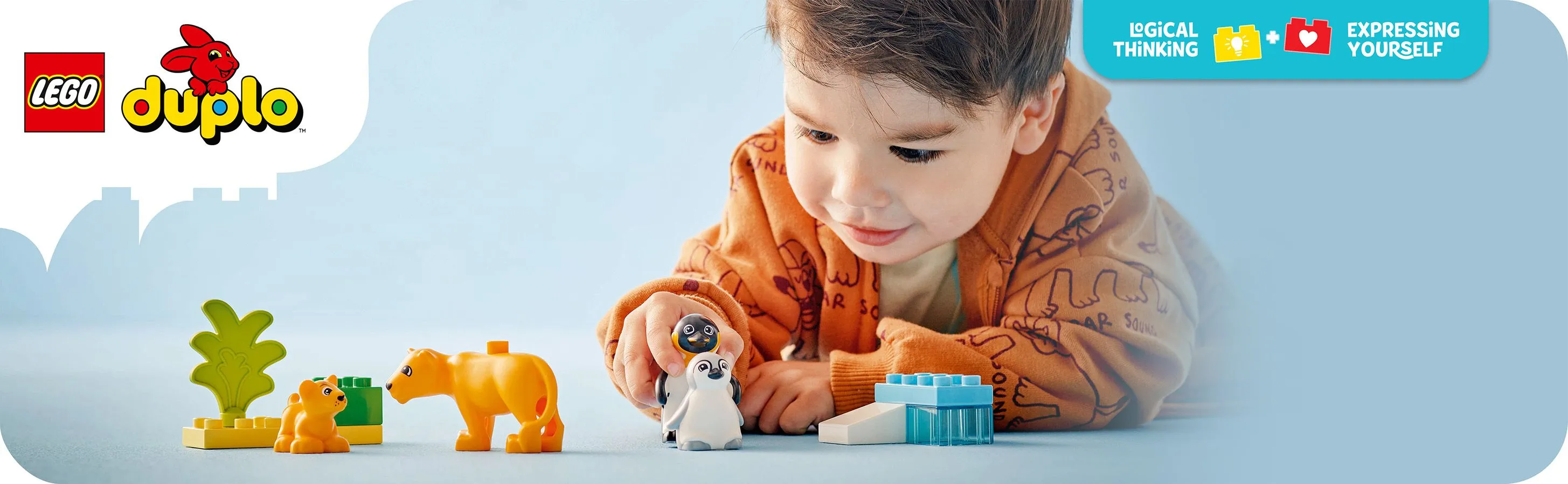 LEGO DUPLO Luonnonel&auml;inperheet: pingviinit ja leijonat 10442