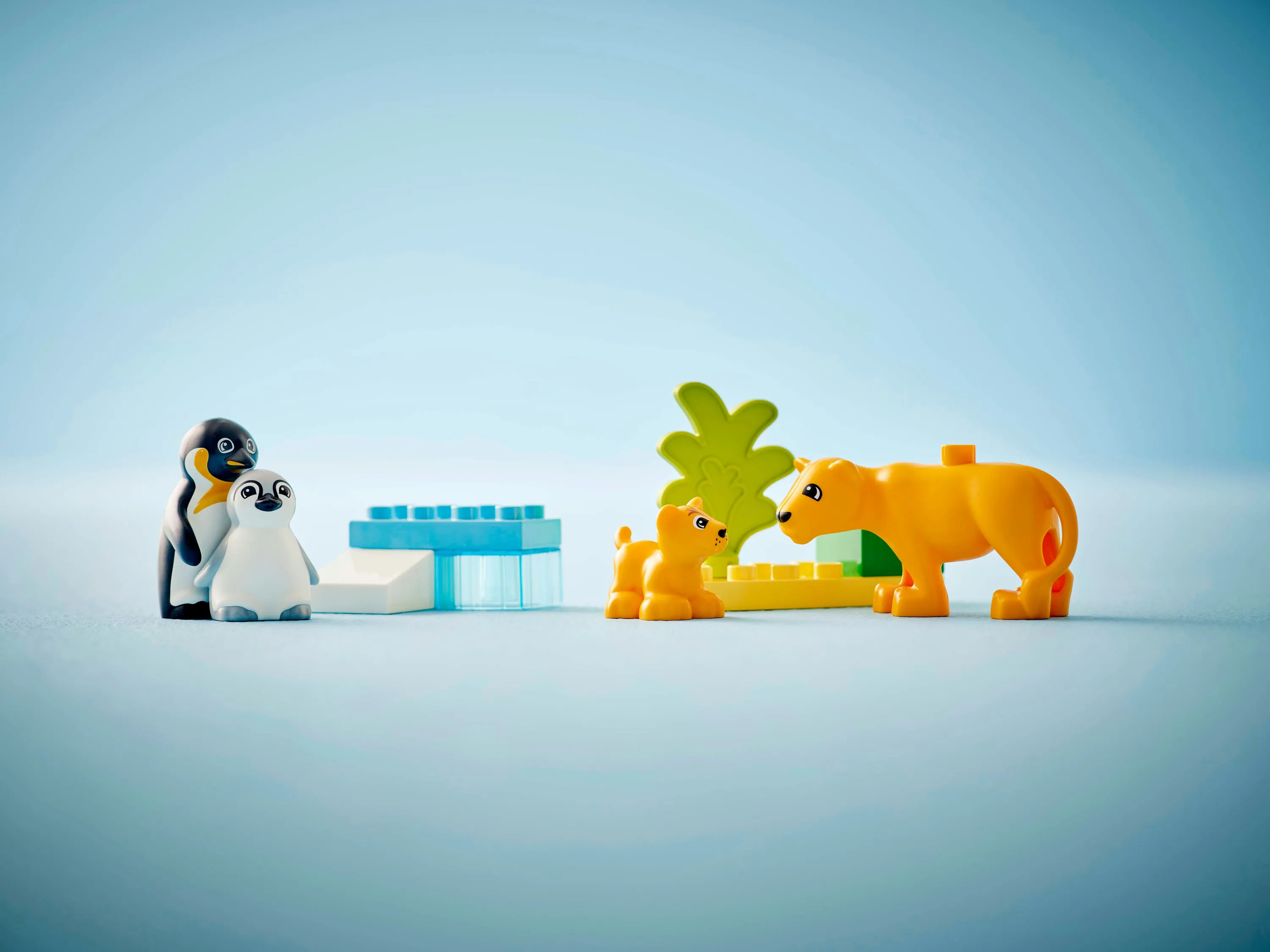 LEGO DUPLO Luonnonel&auml;inperheet: pingviinit ja leijonat 10442