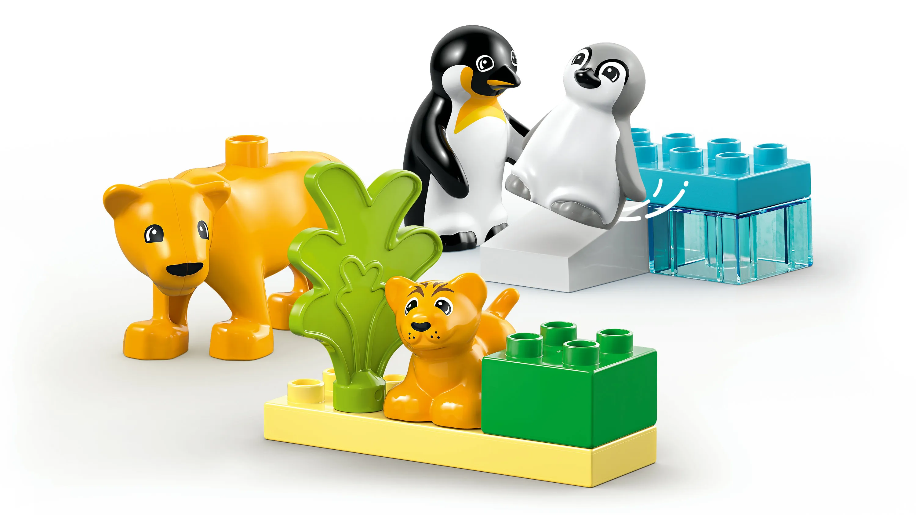 LEGO DUPLO Luonnonel&auml;inperheet: pingviinit ja leijonat 10442