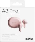 Sudio A3 Pro Wireless Earbuds, Blush Pink