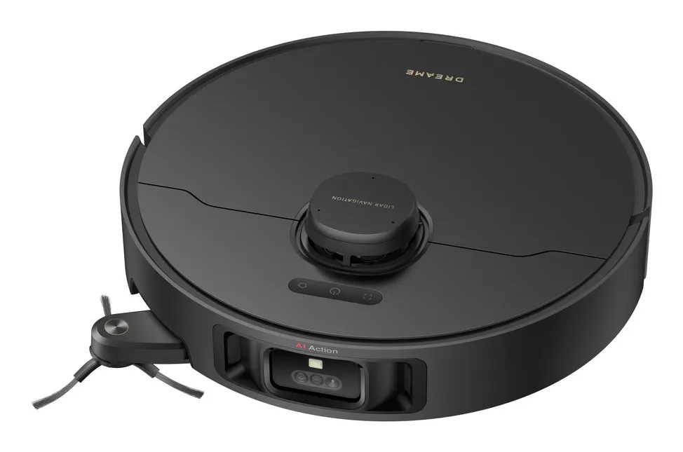 Dreame X40 Master Robot vacuum cleaner, 0.3 L, 1000 W, 6400 mAh, Dust Bag, Black
