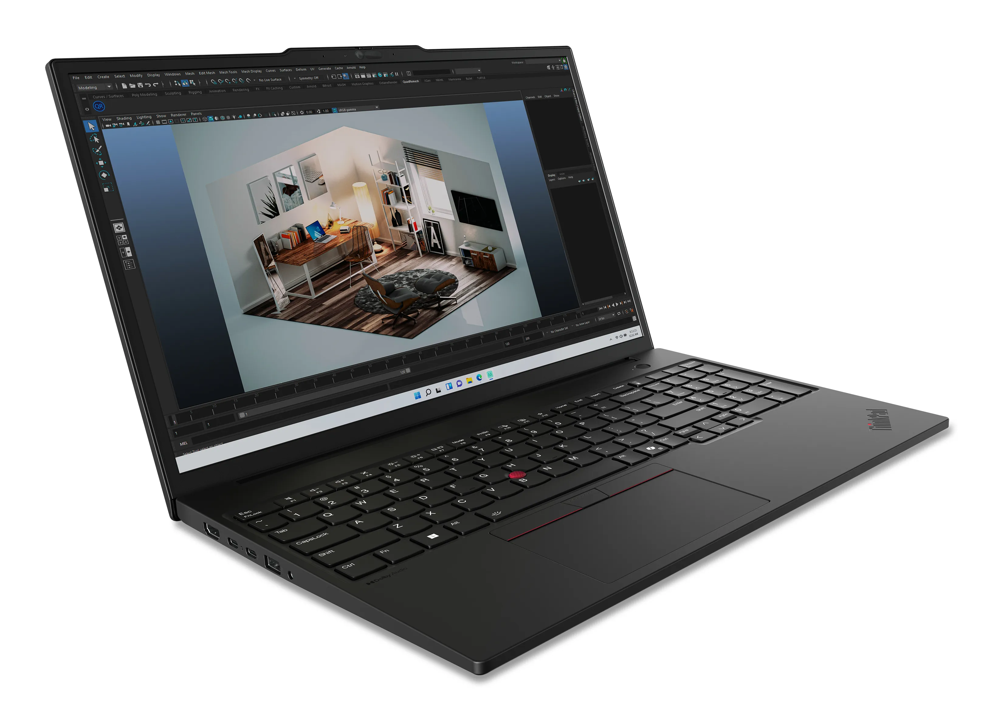 Lenovo ThinkPad P16s G3 16&quot; Intel Ultra 7 155H, 32GB, 1TB, RTX 500, Win 11 Pro - notebook, Black